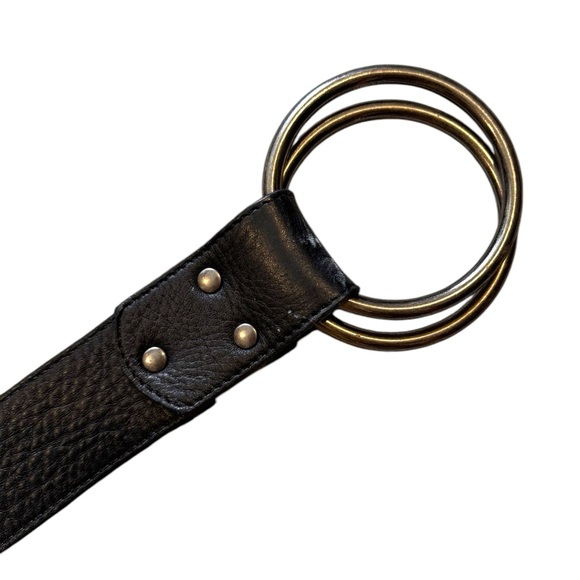 Eileen Fisher Wrap Belt with O-ring Closure Black / Brown - Picture 7 of 12